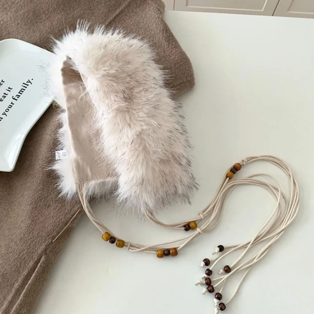 

All-Match Y2k Furry Belt Imitation Fur Warm Waist Chain Multi-functional Fur Collar Scarf Autumn Winter