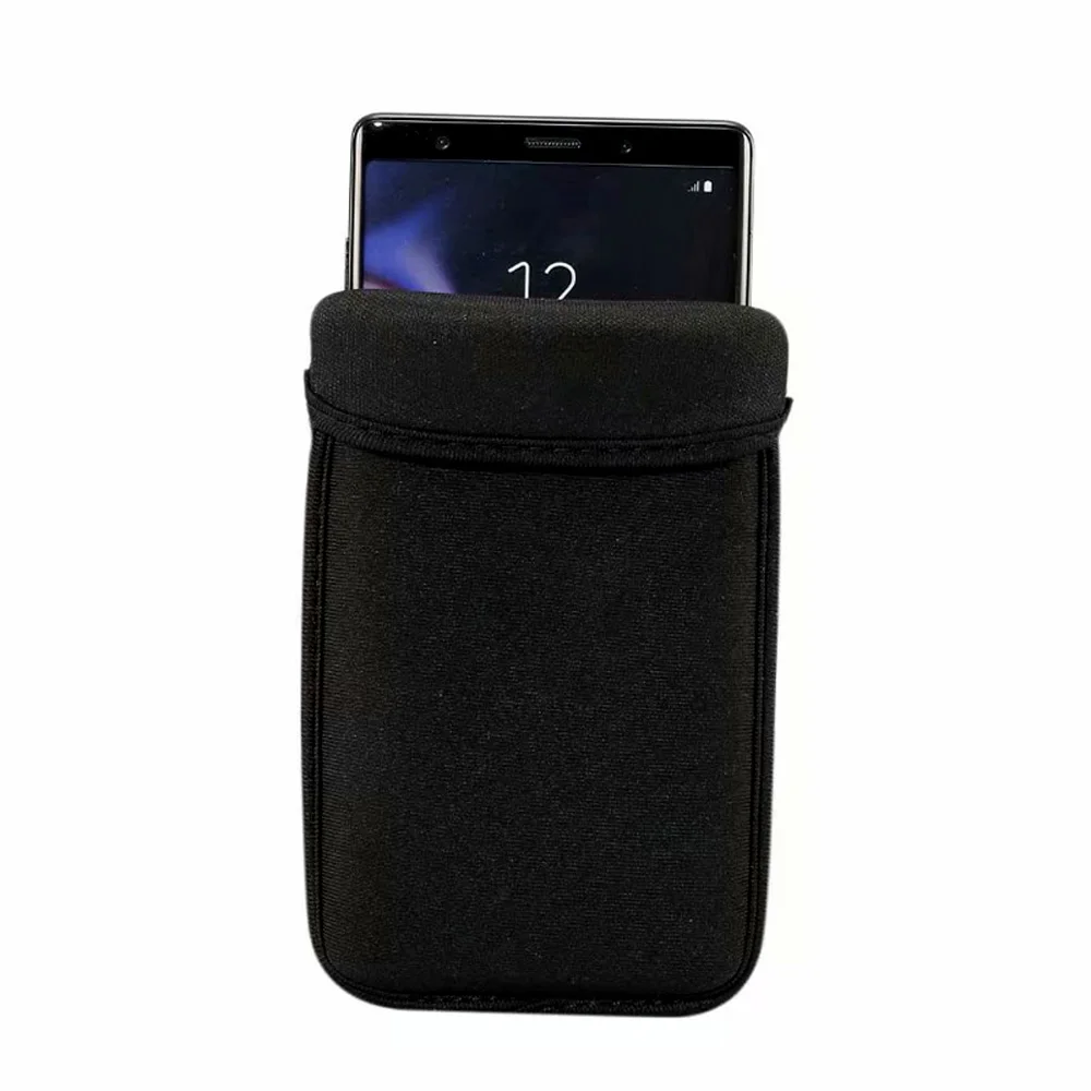 

Universal Neoprene Protective Case Phone Bag For iPhone 15 14 13 12 11 Pro Max Samsung Xiaomi Huawei Power Bank Shockproof Cover