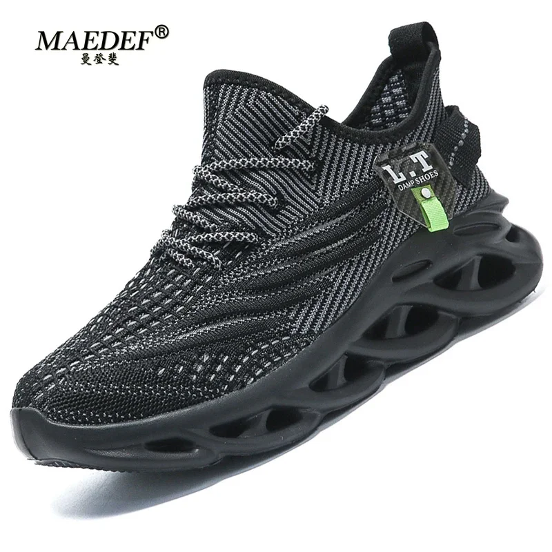 

MAEDEF Running Shoes Men Sneakers Athletic Sports Jogging Trainers Lightweight Black Tennis Zapatillas Big Size 36-48 Shoe Women