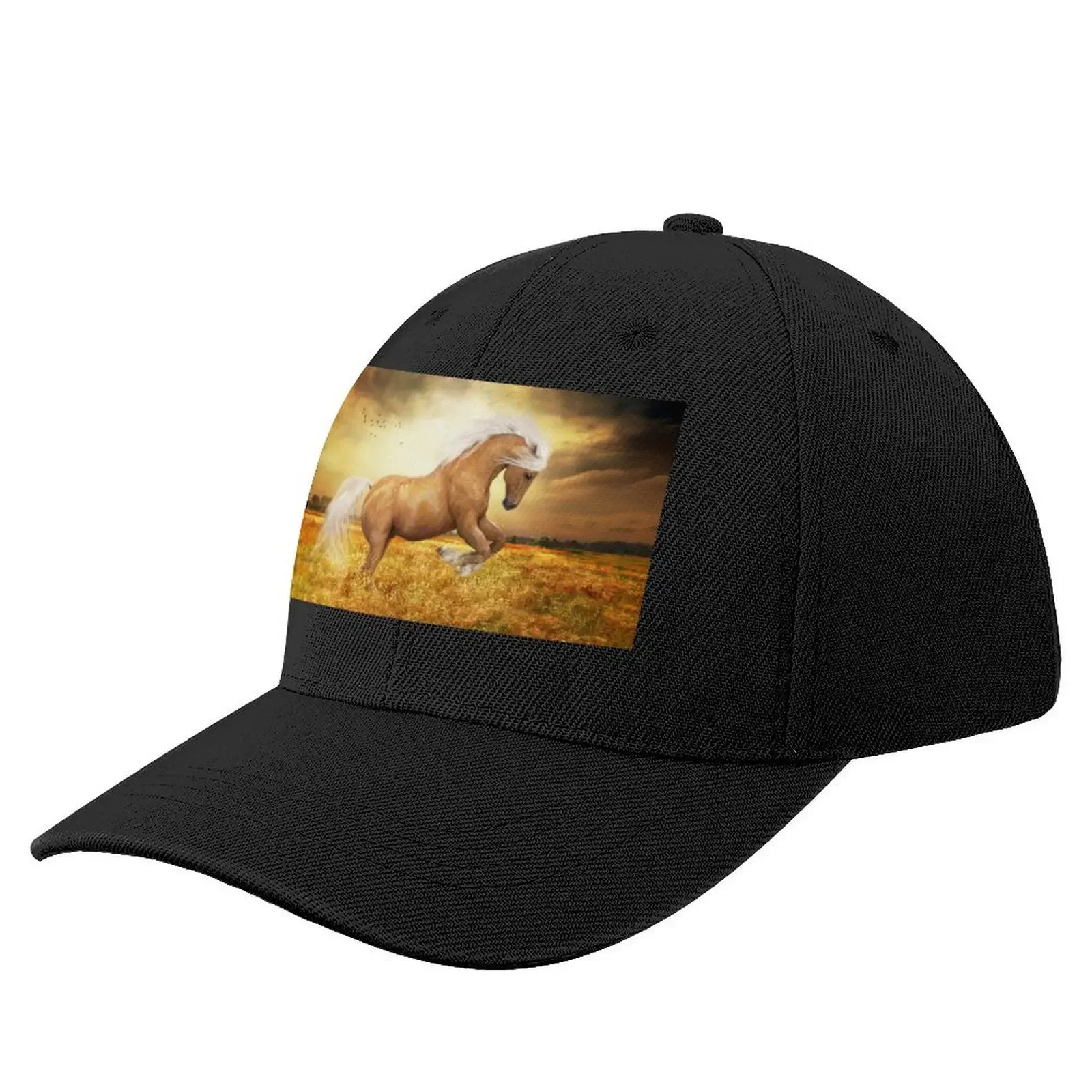 Palomino Horse Sundance Baseball Cap Sun Hat For Children foam party Hat Snapback Cap Women's Golf Clothing Men's