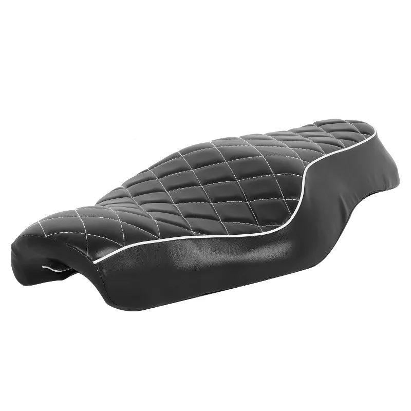 

Bike Dual Rider Seat (Driver & Passenger) with Ergonomic Design - Comfortable & Durable Motorcycle Seat Compatible with Forty Ei