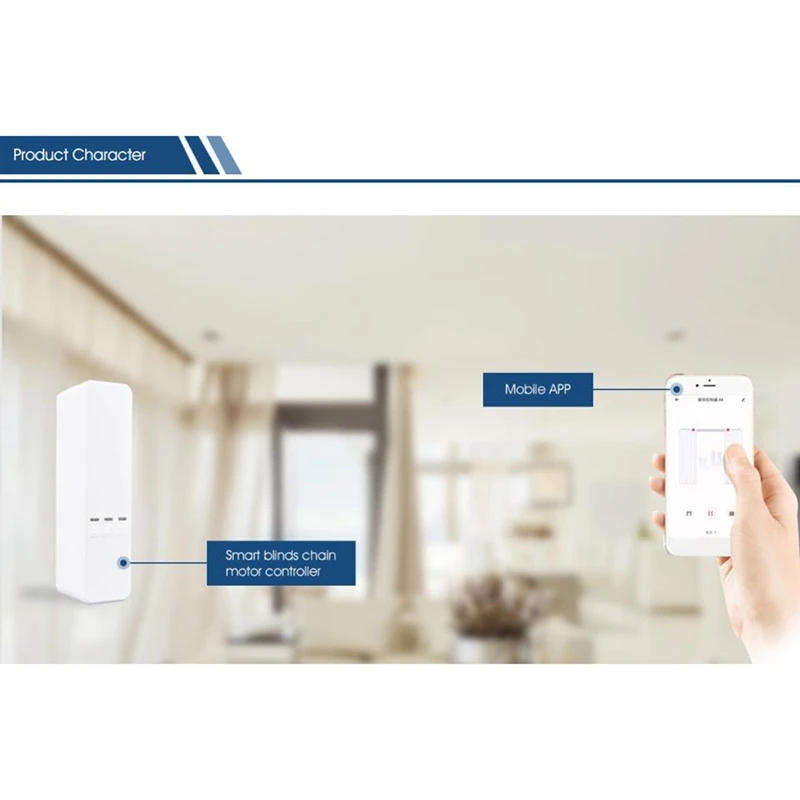 Tende a rullo a catena motorizzate intelligenti HFES il motore dell'otturatore dell'otturatore del controllo vocale Wifi funziona con Alexa/Google Home