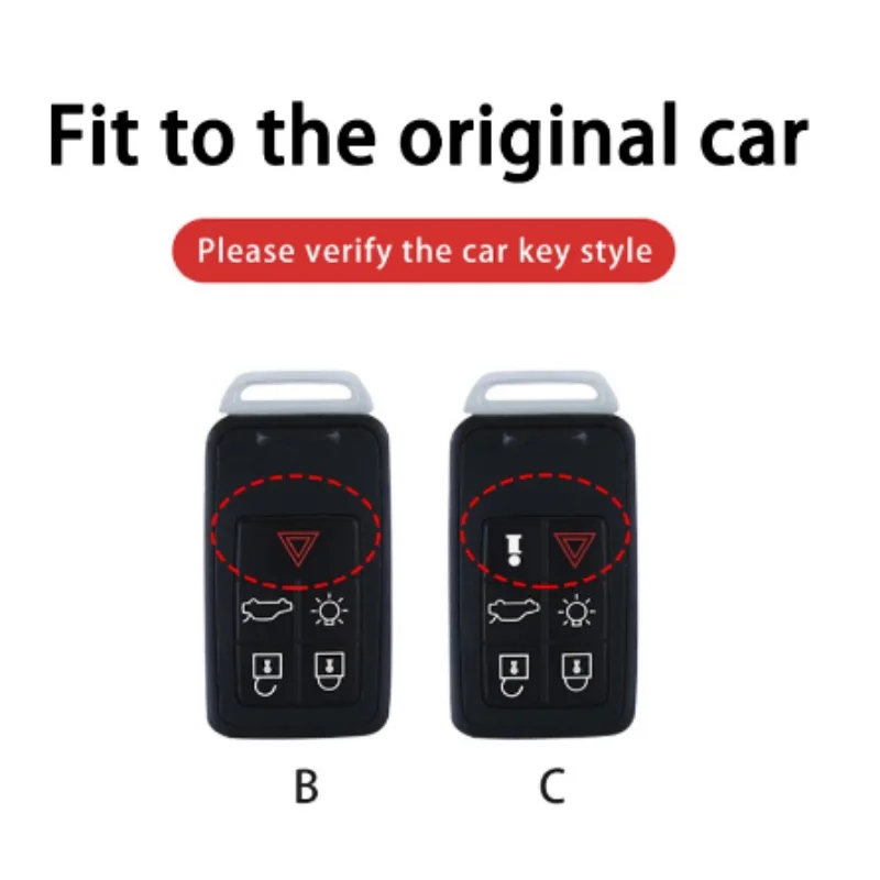 TPU Car Key Case Cover Fob For Volvo S60 S80 V60 XC60 XC70 S60L S80L V40 XC90 5 6 Buttons Remote Protection Shell Accessories