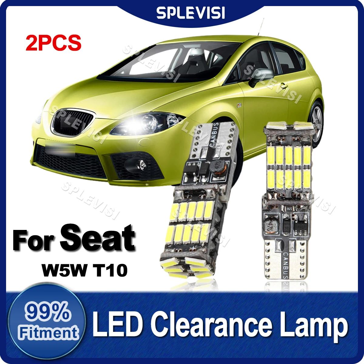 

Replace LED Clearance Lamp Light Bulb W5W T10 6000K White 12v Fit For Seat Cordoba Leon Ibiza Exeo Altea Alhambra