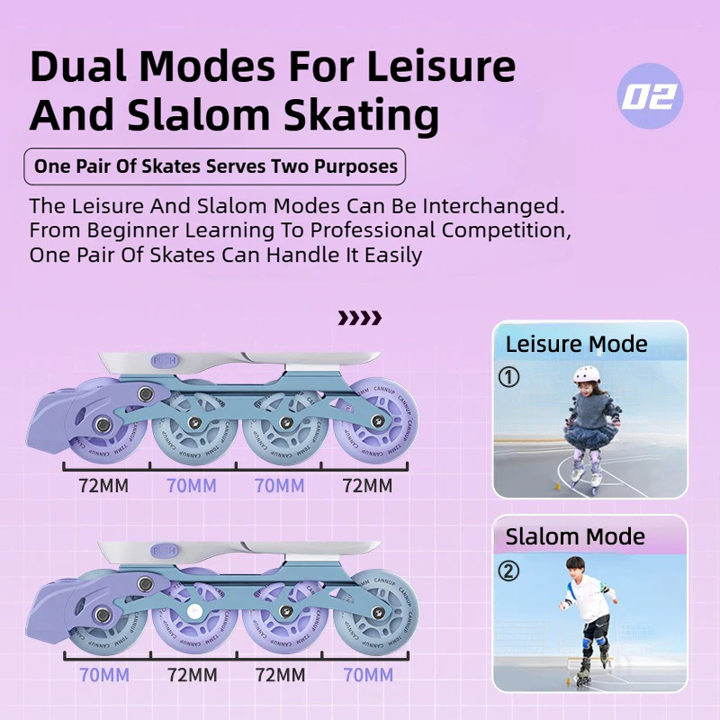 قابل للتعديل الاطفال مضمنة تزلج تضيء عجلات المبتدئين شفرات دوارة لصبي فتاة صف واحد حرة أحذية التزلج الترفيهية