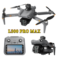 Professional L300 MAX 4K HD drone with large color screen, 5G GPS, WiFi, FPV, brushless camera, RC quadcopter, toy drone, 3KM