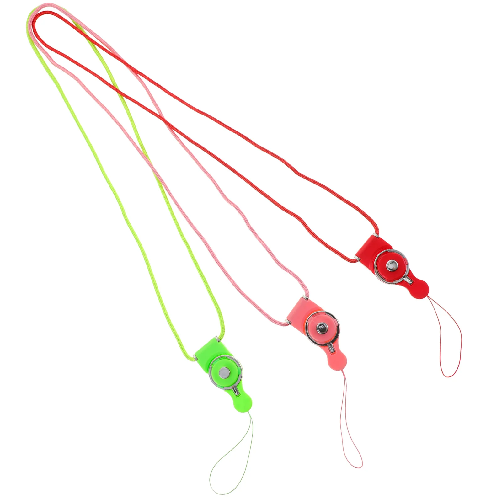 

5 Pcs Phone Lanyard ID Badge Neck Detachable Necklace Lanyards for Mobile 2 in 1