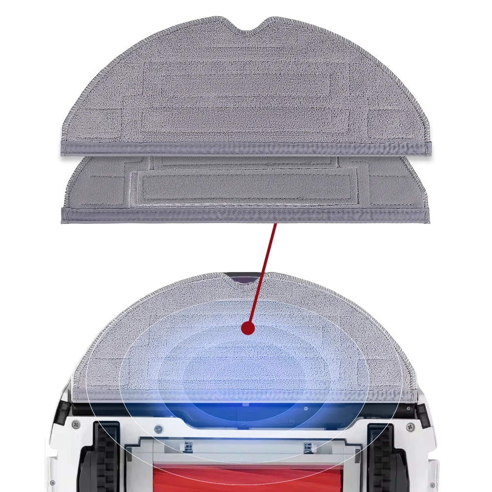 Hepa фильтр Основная роликовая щетка Боковая щетка Комплект тряпок для швабры для пылесоса Roborock S8 S8 PLUS S8 + S8 Pro Ultra Запасная часть
