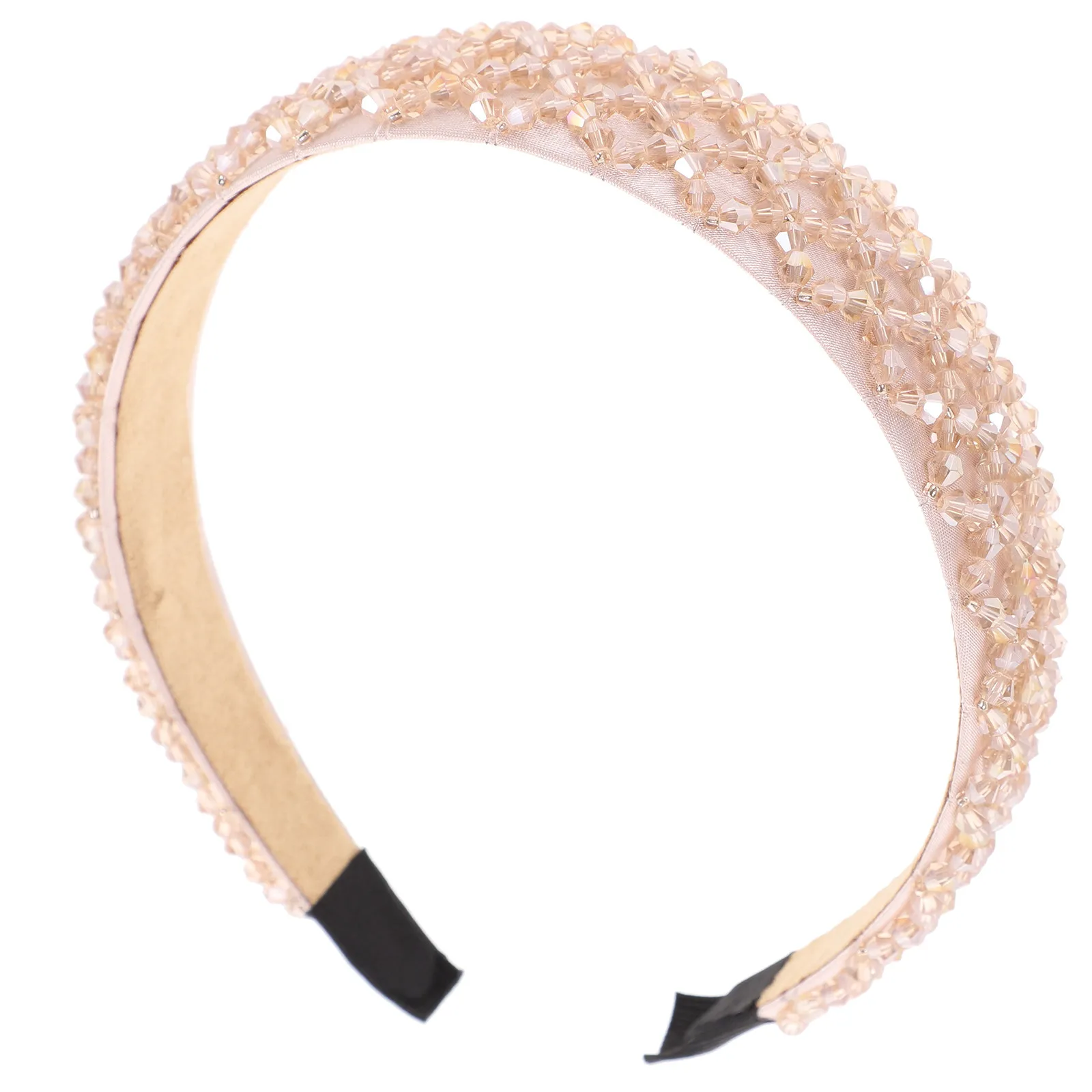 

1Pcs Crystal Hair Headband Beaded Fashion Hair Hoop Elegant Design for Women Girls Party Engagement Headpieces Daily