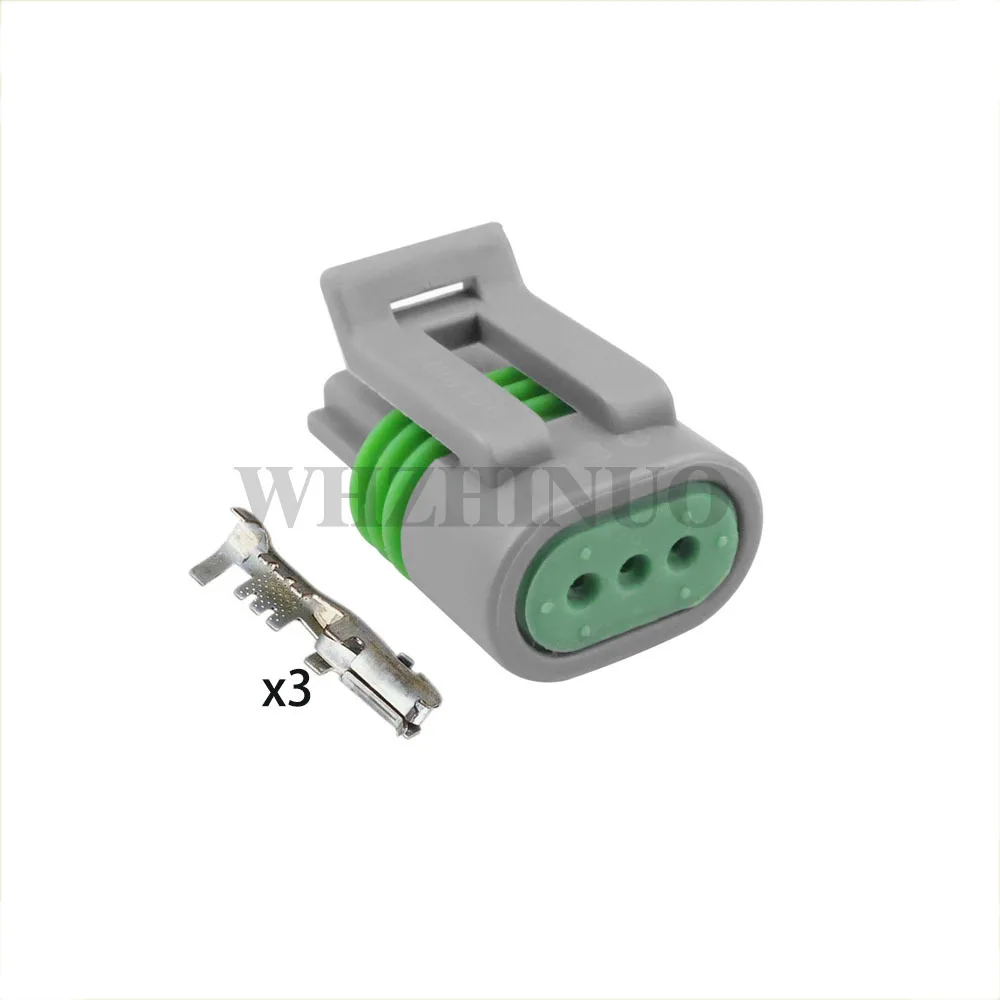 3 Way  12162280   Female Audio Socket Tweeter Plug Auto Automotive Instrument Station Connector