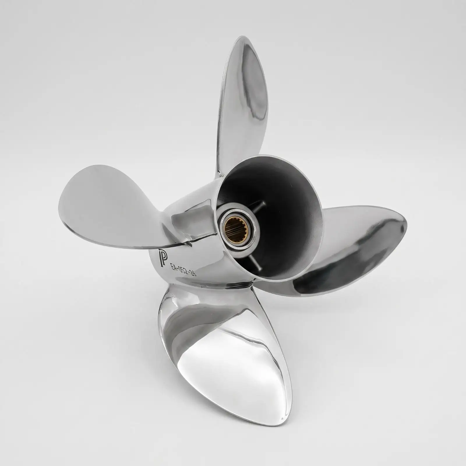 4-Blade Propeller Long-Lasting Stainless Steel Boat Propeller Fuel-Efficient