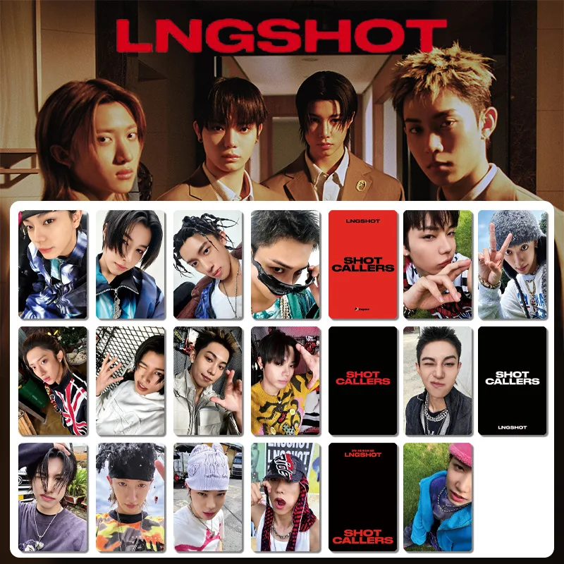 

KPOP LNGSHOT НОВЫЙ дебютный альбом SHOT CALLERS POP Store. Открытка Louis Ohyul Ryul Woojin. Подарок для фанатов, специальное издание, карточка, мерч.