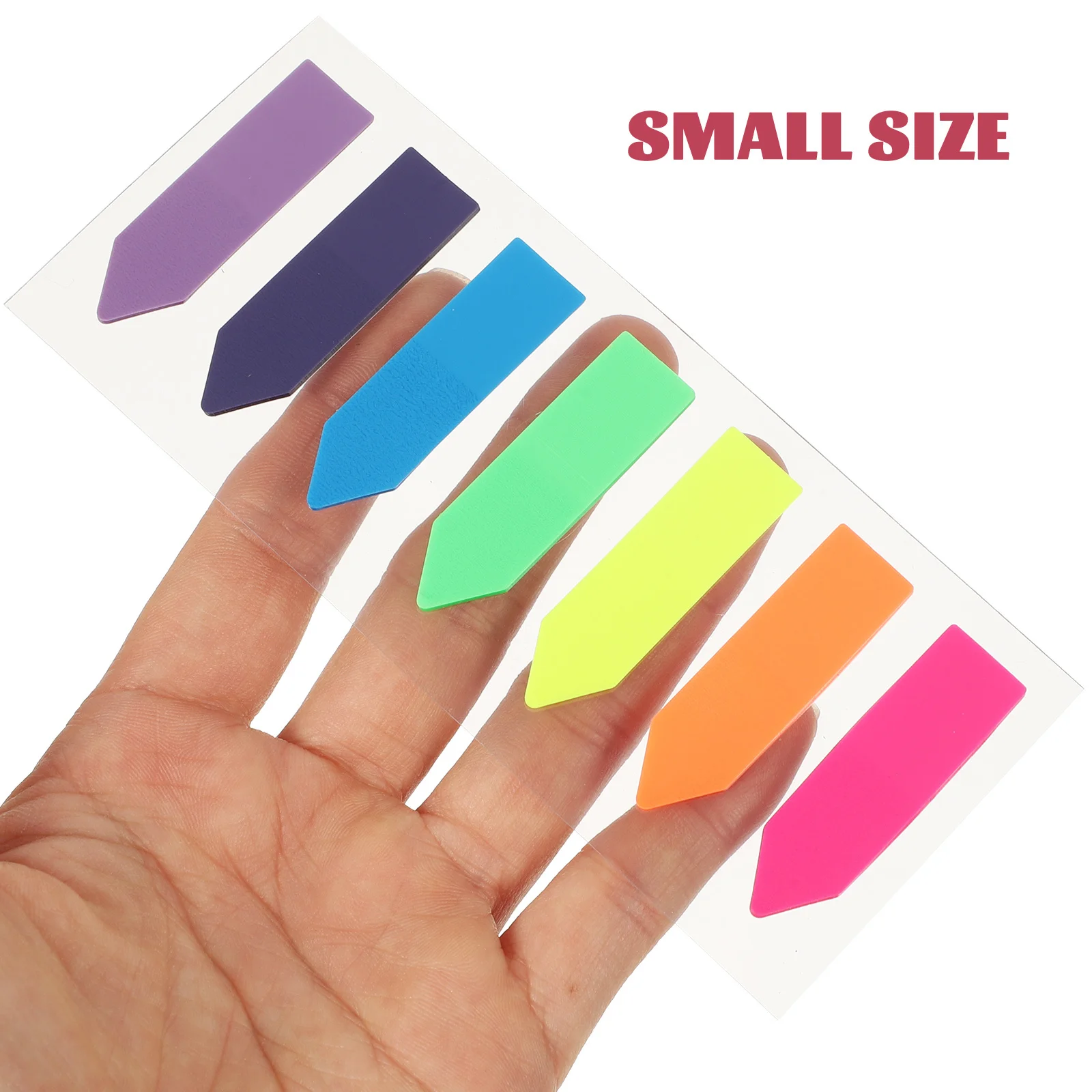 6 كتب علامات صفحة لاصقة مادة الحيوانات الأليفة ملصقات علامة شفافة لقراءة علامة المرجعية تصنيف الملاحظة التوضيحية الملونة