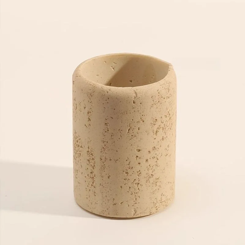 يُباع حامل القلم الحجري الجديد بشكل جيد إنه صندوق تخزين مكتبي راقي وديكور مكتب إبداعي