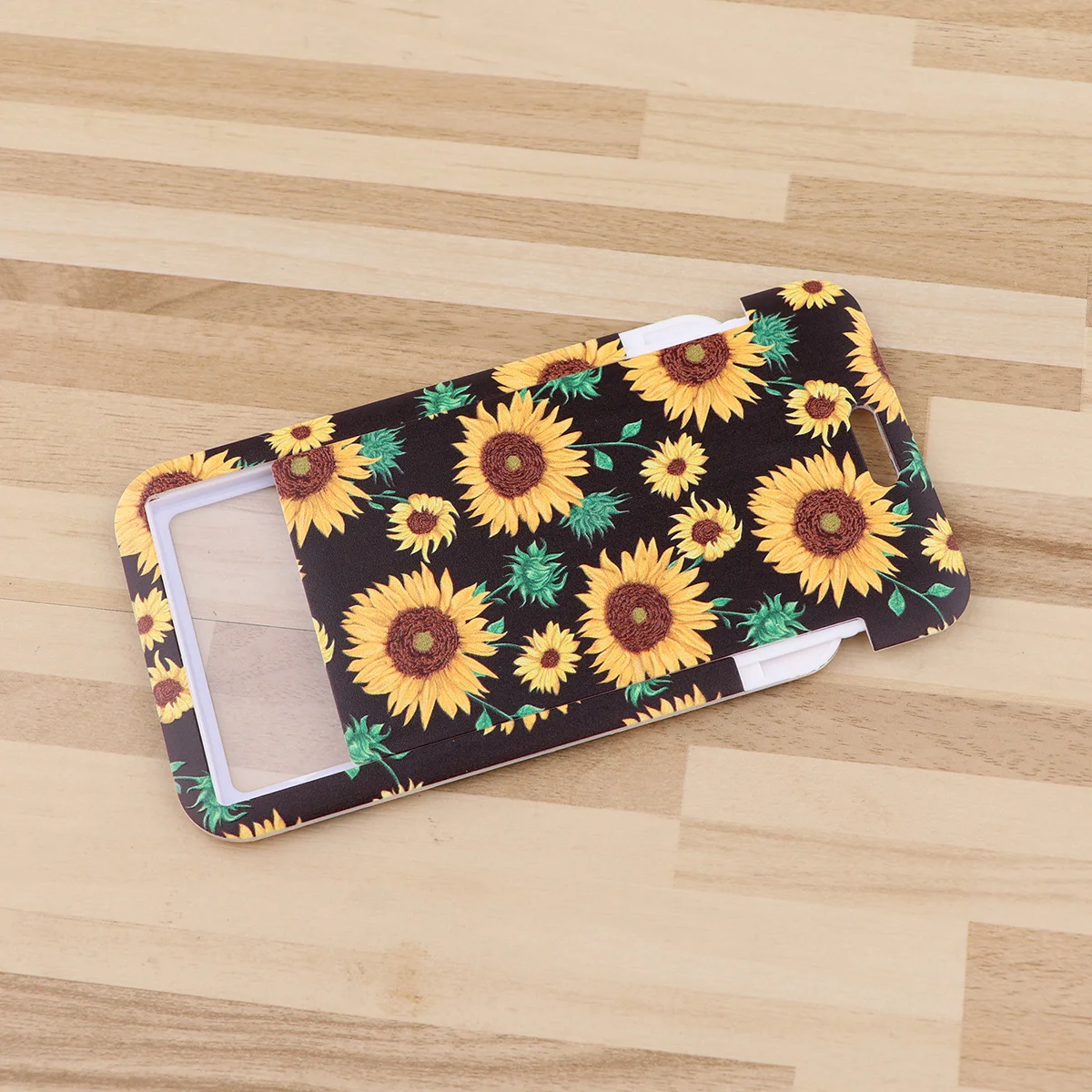 Ransitute R2775 moda Daisy słonecznik smycz karty etui na dowód brelok do kluczyków samochodowych ID karty Pass Gym telefon odznaka klucz uchwyt