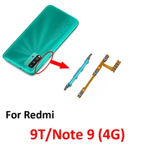 Perumahan Telepon Tombol Volume Daya untuk Xiaomi Redmi 9T Bagian Kabel Fleksibel Tombol On Off Atas Bawah Baru untuk Note 9 4G 8 papan redmi note 9 pro penjualan terbaik - №