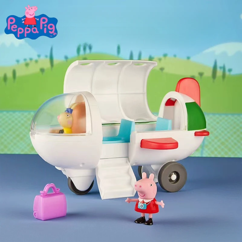 

Hasbro Peppa Pig Air Travel Series Action Figure Set Baby Children's Holiday Christmas Gift Play House Original Authentic