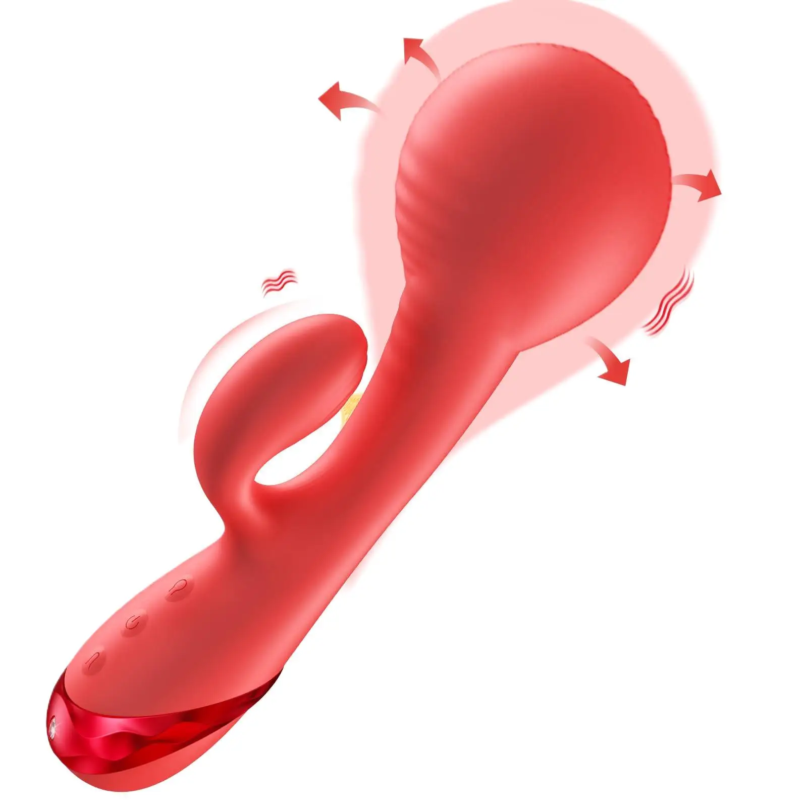 g-スポット-バイブレーター-ウサギの大人のおもちゃ-クリトリス刺激装置-10-個の強力な振動とエアポンプインフレータブル機能を備えたリアルなディルド