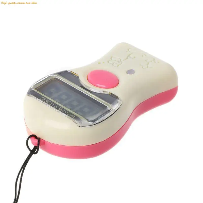 203F Digital Counter Tally Counter with Lanyard LCD Digit Electronic Tally Counter 0-99999 Finger Counter for People Muslim