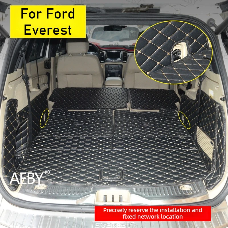 

AEBY For Ford Everest 2015-2021 TPE cargo lining luggage pad, scratch resistant, wear-resistant, waterproof,Car accessories