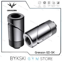 Granzon 360 Degree Freely Rotary Fitting,G1/4 Rotary Connector Revolvable Double Joint For Split DIY Computer Water Cooler GD-SK