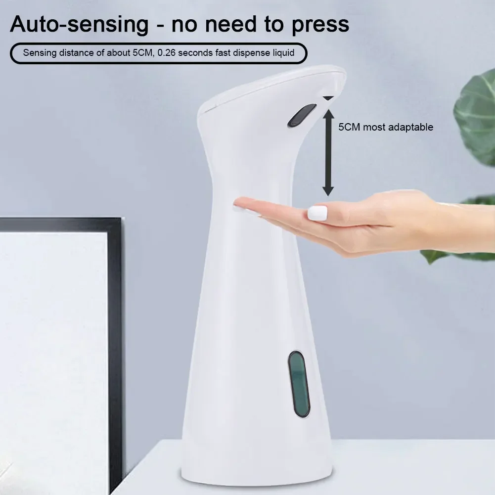 Automatic Soap Dispenser Hand Sanitizer Dispenser Battery Operated 200ML Touchless Dish Soap Dispenser Bathroom Supplies