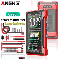 ANENG 622B Digital Smart Multimeter With Laser Lamp Auto Range True RMS DC/AC Voltage 9999 Analog Tester Meter Multitester