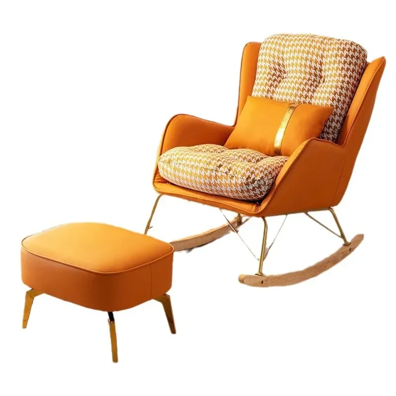 

Nordic, rocking chair, recliner, adult, household, lazy chair, living room