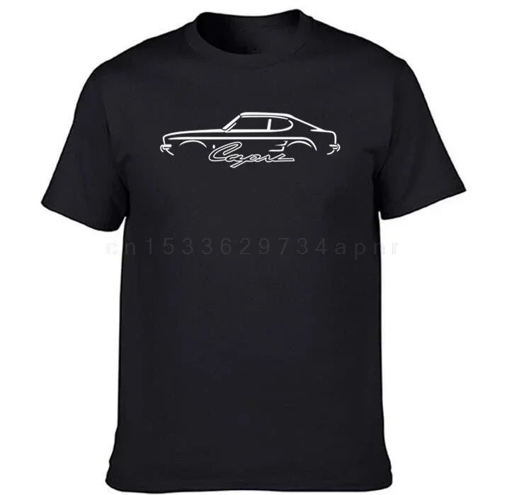 Fucd CAPRI MK1 Inspired Classic Car Printed T-Shirt 2024 New High Quality Fashion Trend 100% Cotton