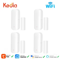 Tuya Zigbee And WiFi Door Window Sensor Garage Door Detector Smart Home Security Protection Works With Alexa Google Home