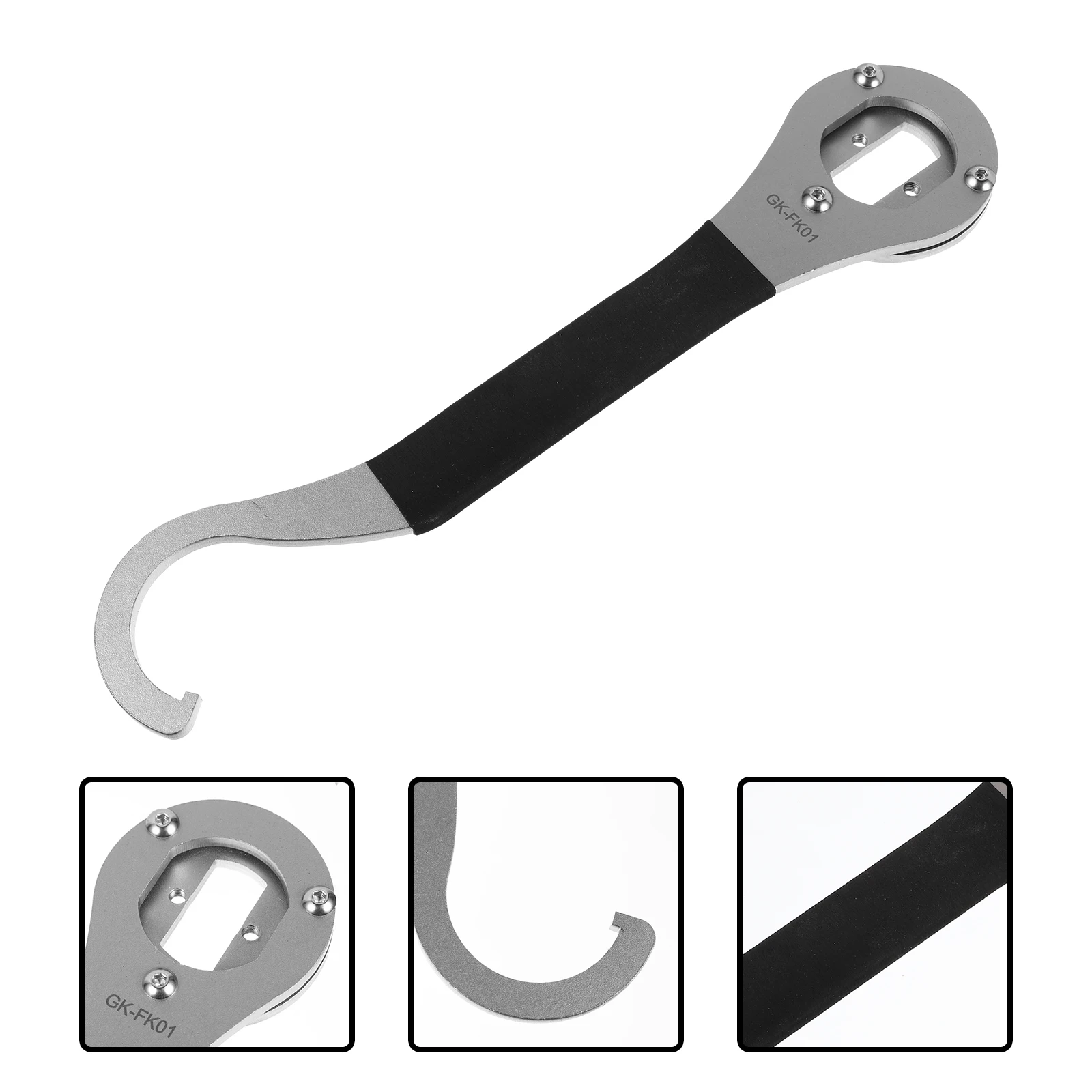 

Bottom Bracket Tool Bike Axle Remover Durable Stainless Steel Wrench Saving Practical Outdoor Biking Home Mechanic