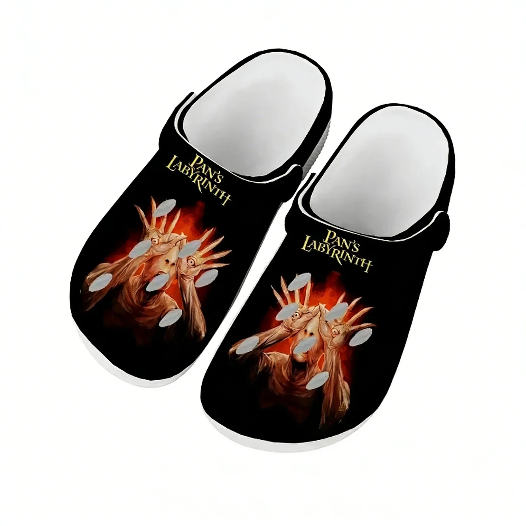 

Водные тапочки Pan's Labyrinth для мужчин и женщин: высококачественные модные сабо для дома и сада, индивидуальные сандалии, пляжные дышащие шлепанцы с отверстиями