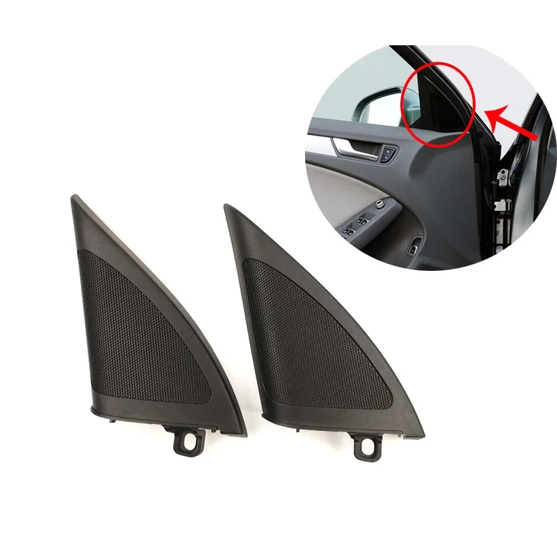 

Auto Front Triangle UPPER A-Pillar Speaker Cover Panel for Audi A4 B8 2009 2010 2011 2012 2013 2014 2015 2016 8K0035423