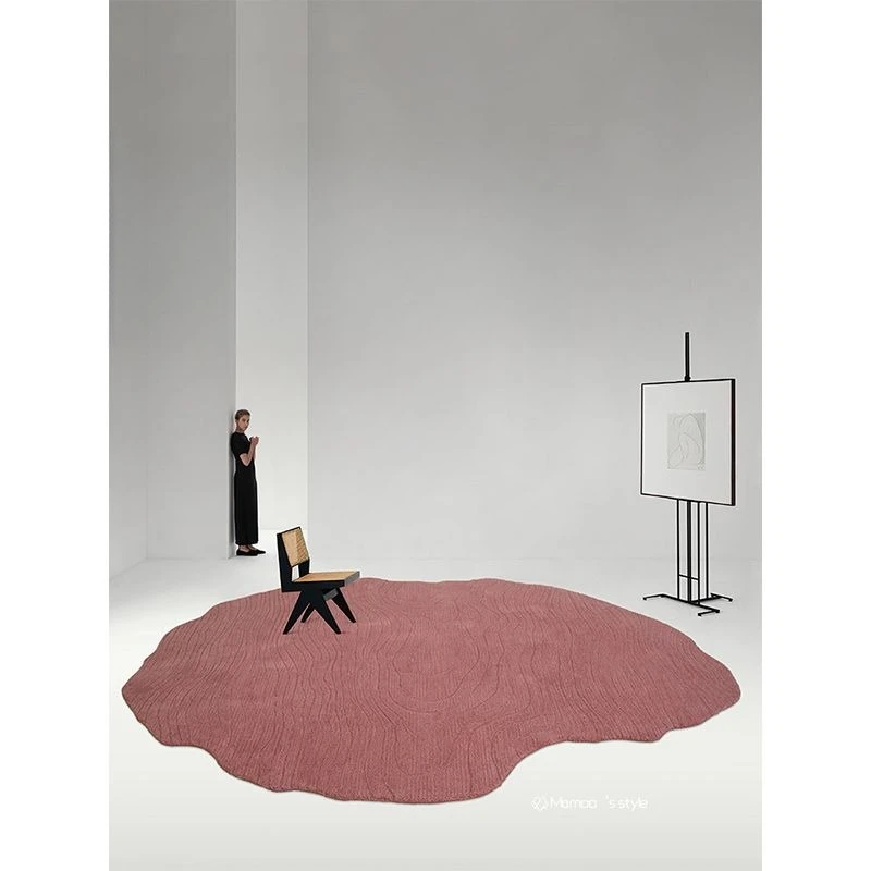 Handmade carpet high quality living room irregular Morandi light luxury Nordic minimalist ins minimalist premium
