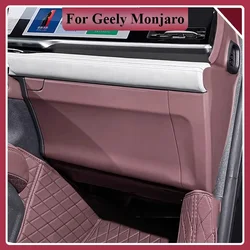 For Geely Monjaro Xingyue L 2023 2024 2025 Car Glove Box Anti Kick Pad Cover Sticker PU Leather Protector Auto Accessories