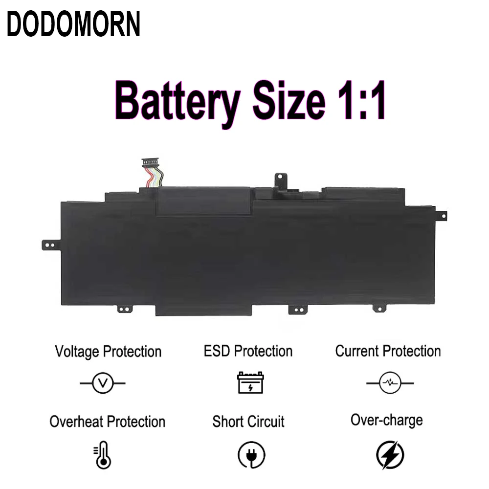 DODOMORN-Bateria para Lenovo Thinkpad, Bateria para T14s Gen 2, Série L20C4P72, L20L4P72, L20D4P72, 4ICP5/67/67, SB10W51913, Novo, Em estoque