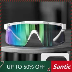 Santic Cycling Glasses Outdoor Sports Bike MTB Photochromic Sunglasses Eye Protection Unisex