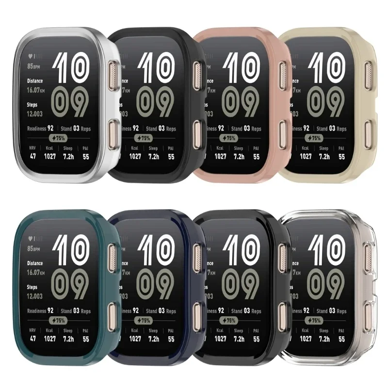 Custodia per smartwatch semi -chiusura leggera Copertura PC Protector Opzione a colori multipli per BIP 6 (A2435)