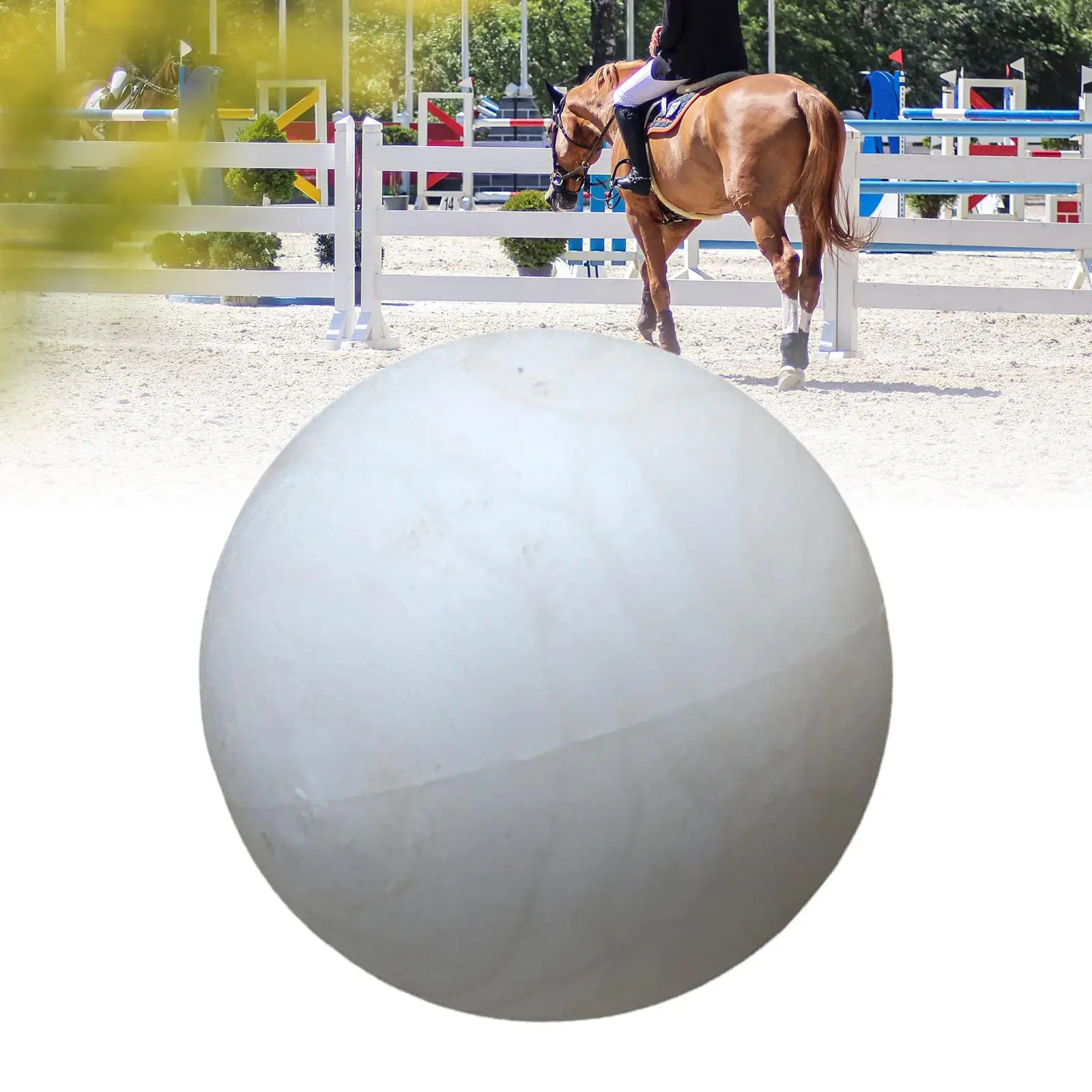 Toss Jolly Play Ball Wear Resistant Horse Play Ball Portable Lightweight for Horse Training Tossing Juggling Donkeys Sheep