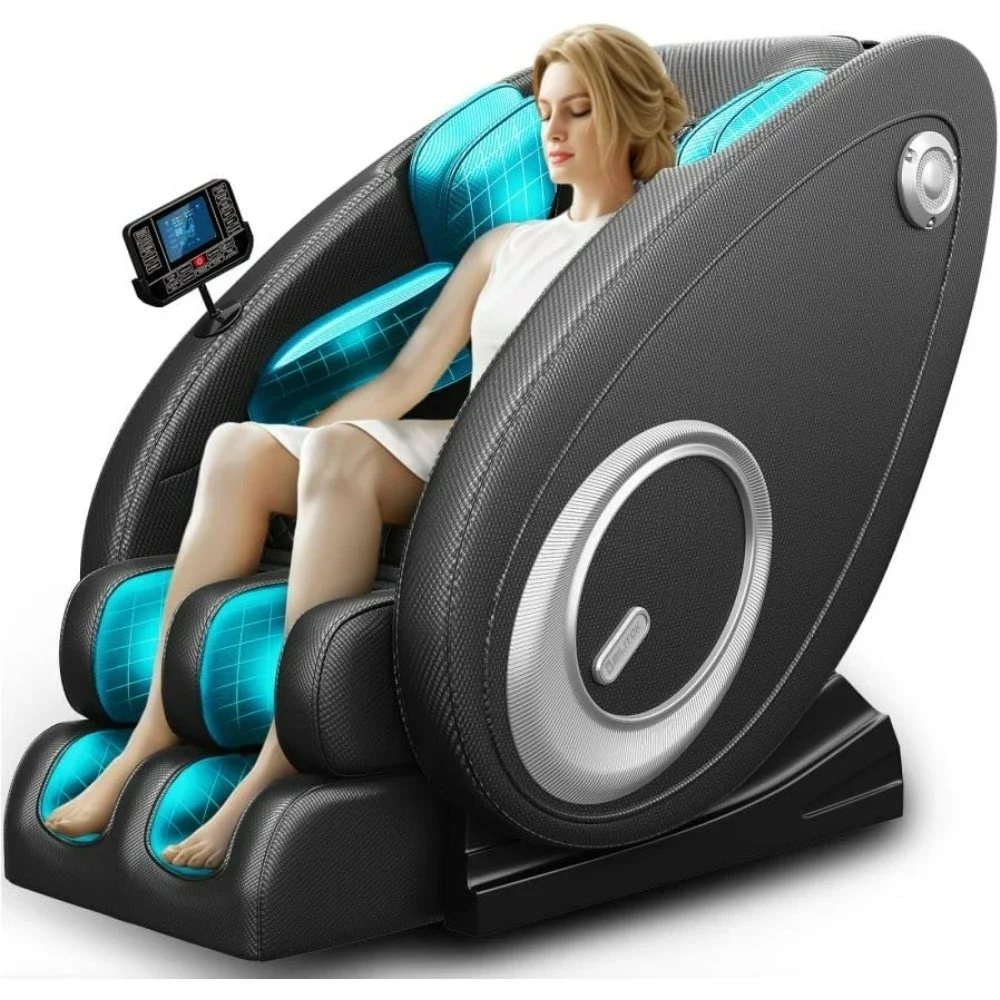 Massage chair Bluetooth connection and speaker, zero gravity bed, full body pressure, easy to use at home and in the office