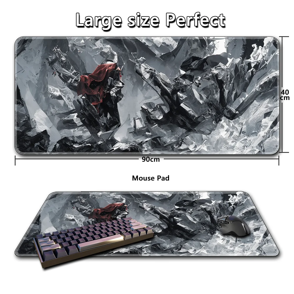 Abstract art pattern mouse pad computer desk pad keyboard pad