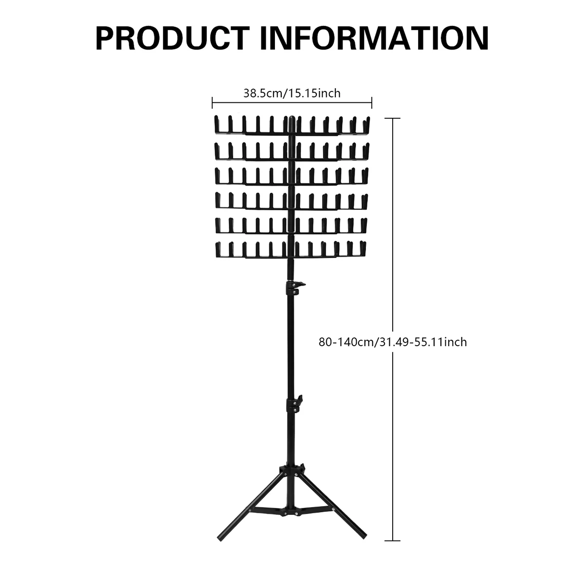 2 Sided Hair Braiding Rack Hair Racks for Braiders Standing Height Adjustable Braid Rack hair extension holder for Salon Home