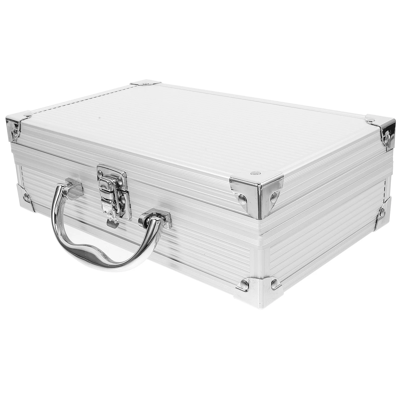 Aluminium Alloy Toolbox Lockable Portable Tools Case Multi-Functional Storage Organizer Carrying Box Aluminum Alloy Toolbox