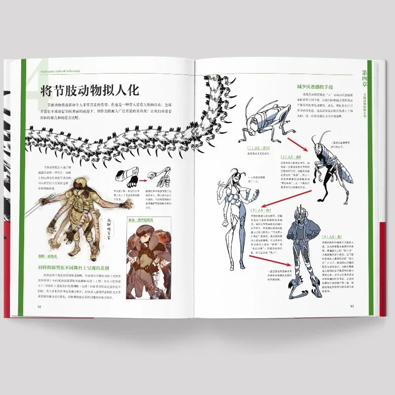 Orc Character Drawing Tutorial Book Animal and Beastman Anthropomorphism Comic Painting Techniques Painting Tutorial Book
