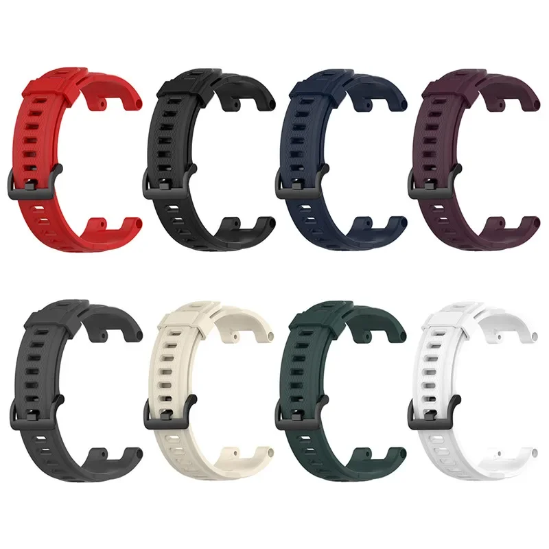 Мягкий силиконовый ремешок для часов Amazfit T-Rex Pro/A1918, сменный браслет для умных часов, регулируемый спортивный ремешок для часов