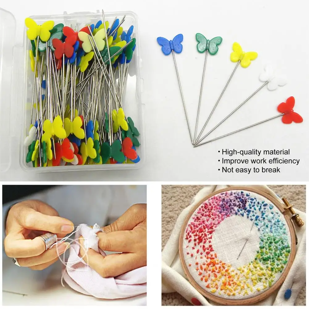 

Localization Pin 50Pcs Durable Convenient Creative Bow Tie Fixed Needles for Tailor Shop