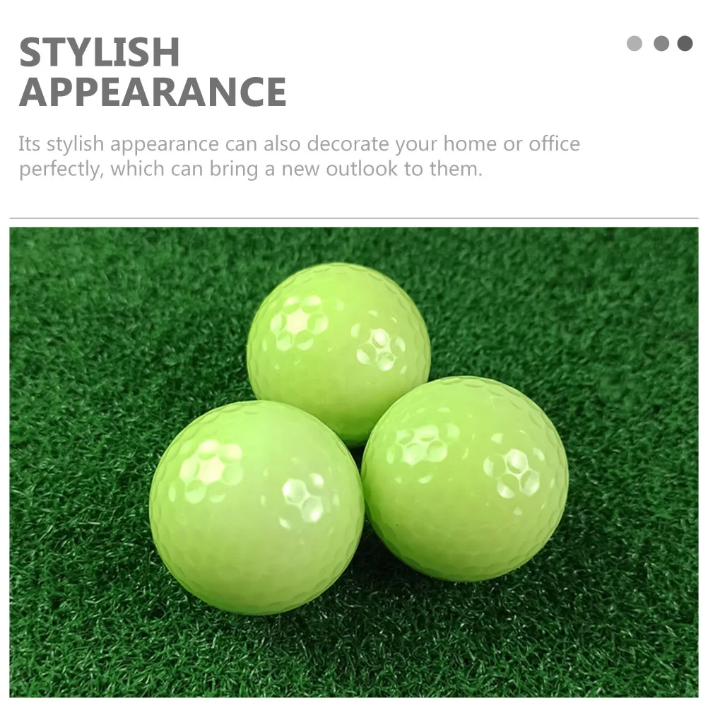 

Luminous Golf Ball Glow The Dark Balls Fluorescent Nightlight Golfballs Bright Lighted