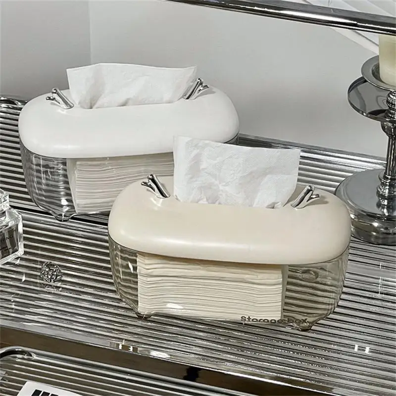 Tissue Box Napkin Holder Multifunctional Sundries Storage Remote Control Storage Desktop Office 11x13x23cm Home Organization