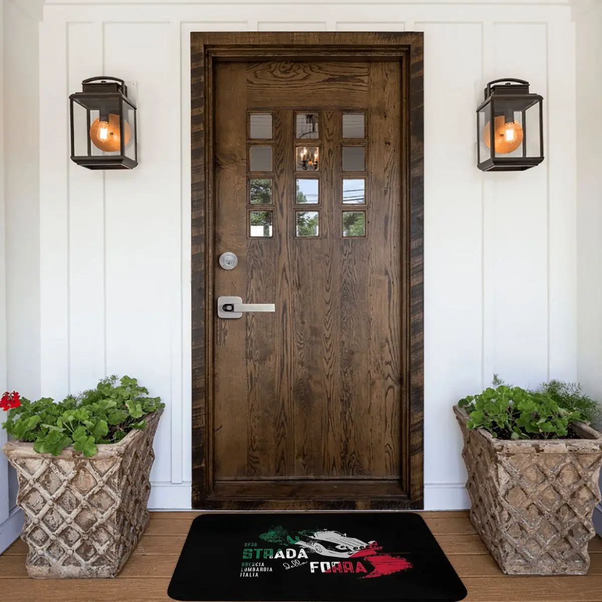 Strada Della Forra Italy Flag Classic Car Doormat Rug Carpet Mat Footpad Front Room Corridor Kitchen Bedroom Balcony Toilet