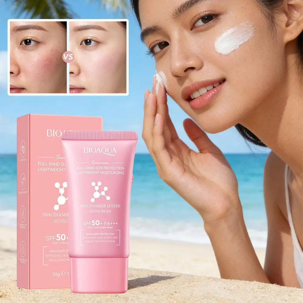 

Солнцезащитный лосьон с УФ-защитой для лица и тела, нежирный, SPF50+, длительная защита от солнца, легкий увлажняющий крем-солнцезащитное средство